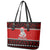 Personalised New Zealand Christmas Leather Tote Bag Maori Tiki Meri Kirihimete - Wonder Print Shop