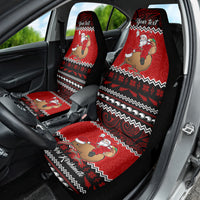 Personalised New Zealand Christmas Car Seat Cover Kiwi Santa Claus Maori Meri Kirihimete LT9 - Wonder Print Shop