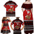Personalised New Zealand Christmas Family Matching Off Shoulder Maxi Dress and Hawaiian Shirt Kiwi Santa Claus Maori Meri Kirihimete LT9 - Wonder Print Shop