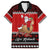 Personalised New Zealand Christmas Family Matching Puletasi Dress and Hawaiian Shirt Kiwi Santa Claus Maori Meri Kirihimete - Wonder Print Shop