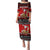 Personalised New Zealand Christmas Family Matching Puletasi Dress and Hawaiian Shirt Kiwi Santa Claus Maori Meri Kirihimete - Wonder Print Shop