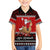 Personalised New Zealand Christmas Kid Hawaiian Shirt Kiwi Santa Claus Maori Meri Kirihimete - Wonder Print Shop