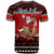 Personalised New Zealand Christmas T Shirt Kiwi Santa Claus Maori Meri Kirihimete - Wonder Print Shop