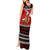 Personalised New Zealand Christmas Tank Maxi Dress Kiwi Santa Claus Maori Meri Kirihimete - Wonder Print Shop