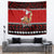Personalised New Zealand Christmas Tapestry Kiwi Santa Claus Maori Meri Kirihimete - Wonder Print Shop