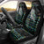 Personalised New Zealand Christmas Car Seat Cover Maori Fern Manaia Meri Kirihimete with Papaua Shell LT9 - Wonder Print Shop