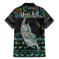 Personalised New Zealand Christmas Family Matching Mermaid Dress and Hawaiian Shirt Maori Fern Manaia Meri Kirihimete with Papaua Shell LT9 - Wonder Print Shop