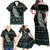 Personalised New Zealand Christmas Family Matching Off Shoulder Maxi Dress and Hawaiian Shirt Maori Fern Manaia Meri Kirihimete with Papaua Shell LT9 - Wonder Print Shop
