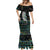 Personalised New Zealand Christmas Mermaid Dress Maori Fern Manaia Meri Kirihimete with Papaua Shell - Wonder Print Shop