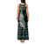 Personalised New Zealand Christmas Tank Maxi Dress Maori Fern Manaia Meri Kirihimete with Papaua Shell - Wonder Print Shop