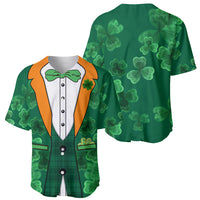 Happy St Patricks Day We Wear Green Suit Baseball Jersey LT9 - Wonder Print Shop