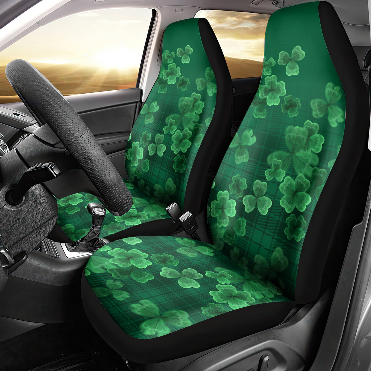 Happy St Patricks Day We Wear Green Suit Car Seat Cover LT9 - Wonder Print Shop