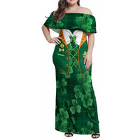 Happy St Patricks Day We Wear Green Suit Family Matching Off Shoulder Maxi Dress and Hawaiian Shirt LT9 - Wonder Print Shop