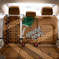 Custom Hawaii Honolulu Bowl Back Car Seat Cover With Kakau Tribal Pattern LT9 - Wonder Print Shop