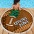 Custom Hawaii Honolulu Bowl Beach Blanket With Kakau Tribal Pattern LT9 - Wonder Print Shop