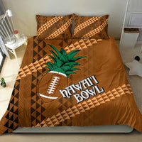 Custom Hawaii Honolulu Bowl Bedding Set With Kakau Tribal Pattern LT9 - Wonder Print Shop