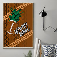 Custom Hawaii Honolulu Bowl Canvas Wall Art With Kakau Tribal Pattern LT9 - Wonder Print Shop