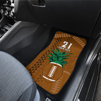 Custom Hawaii Honolulu Bowl Car Mats With Kakau Tribal Pattern LT9 - Wonder Print Shop
