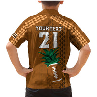 Custom Hawaii Honolulu Bowl Family Matching Mermaid Dress and Hawaiian Shirt With Kakau Tribal Pattern LT9 - Wonder Print Shop