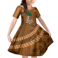 Custom Hawaii Honolulu Bowl Family Matching Mermaid Dress and Hawaiian Shirt With Kakau Tribal Pattern LT9 - Wonder Print Shop