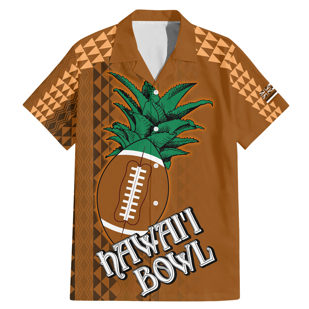 Custom Hawaii Honolulu Bowl Family Matching Mermaid Dress and Hawaiian Shirt With Kakau Tribal Pattern LT9 - Wonder Print Shop