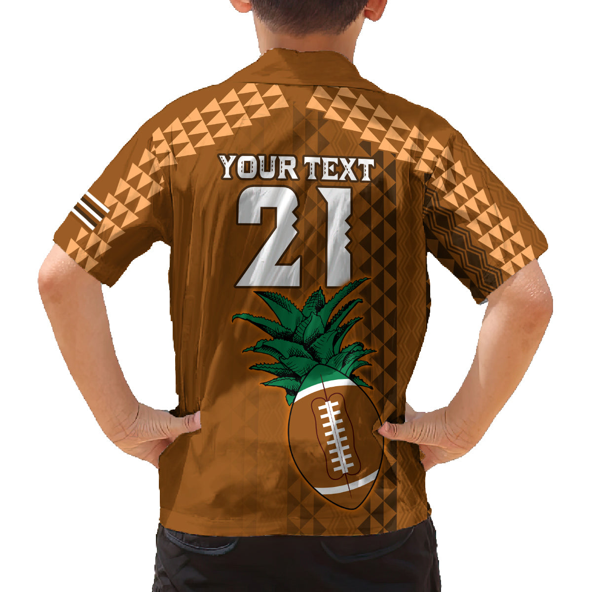 Custom Hawaii Honolulu Bowl Family Matching Puletasi Dress and Hawaiian Shirt With Kakau Tribal Pattern - Wonder Print Shop