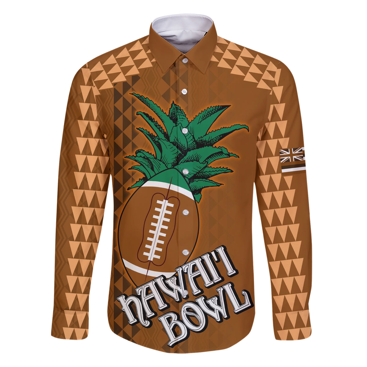 Custom Hawaii Honolulu Bowl Family Matching Short Sleeve Bodycon Dress and Hawaiian Shirt With Kakau Tribal Pattern - Wonder Print Shop