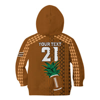 Custom Hawaii Honolulu Bowl Kid Hoodie With Kakau Tribal Pattern - Wonder Print Shop