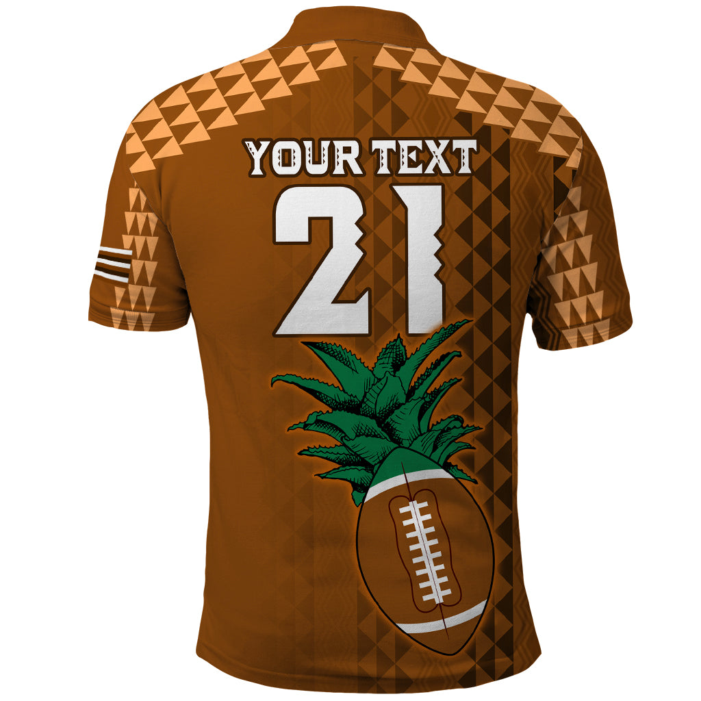 Custom Hawaii Honolulu Bowl Polo Shirt With Kakau Tribal Pattern - Wonder Print Shop