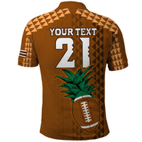 Custom Hawaii Honolulu Bowl Polo Shirt With Kakau Tribal Pattern - Wonder Print Shop