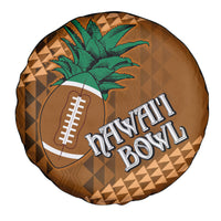 Custom Hawaii Honolulu Bowl Spare Tire Cover With Kakau Tribal Pattern - Wonder Print Shop