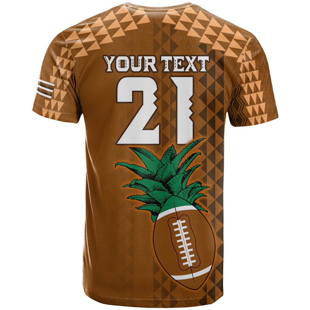 Custom Hawaii Honolulu Bowl T Shirt With Kakau Tribal Pattern - Wonder Print Shop