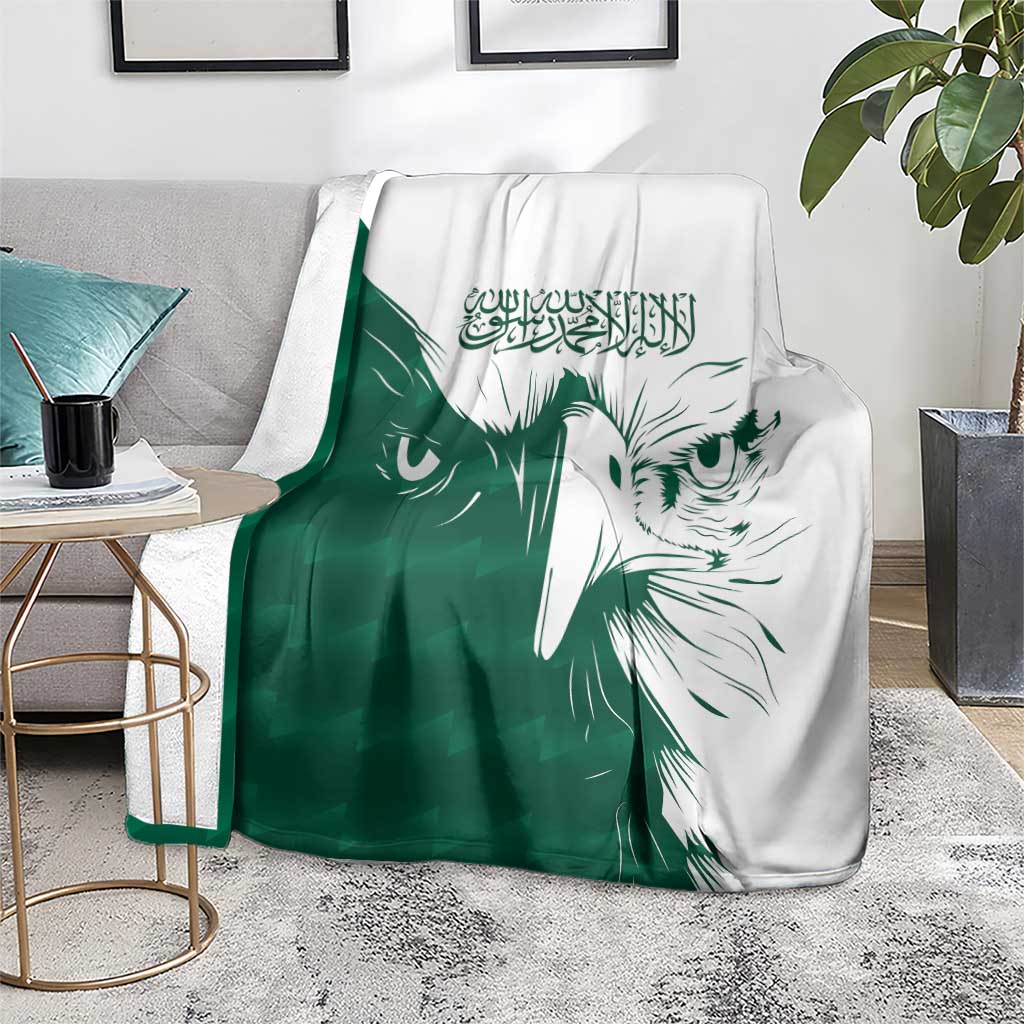 Saudi Arabia Falcon Blanket Simple Saudi Pattern LT9