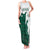 Saudi Arabia Falcon Family Matching Tank Maxi Dress and Hawaiian Shirt Simple Saudi Pattern - Wonder Print Shop
