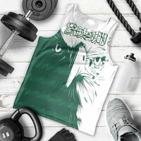 Saudi Arabia Falcon Men Tank Top Simple Saudi Pattern - Wonder Print Shop