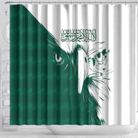 Saudi Arabia Falcon Shower Curtain Simple Saudi Pattern LT9