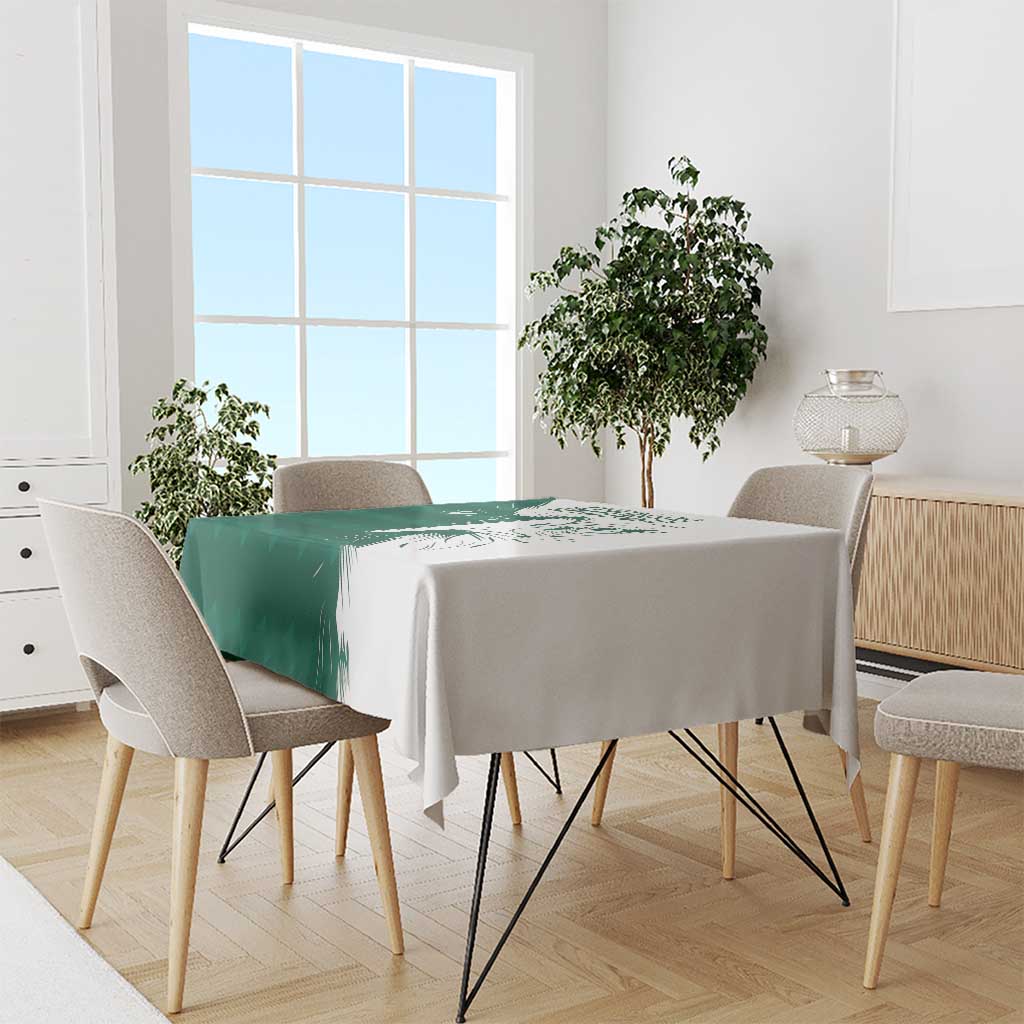 Saudi Arabia Falcon Tablecloth Simple Saudi Pattern - Wonder Print Shop