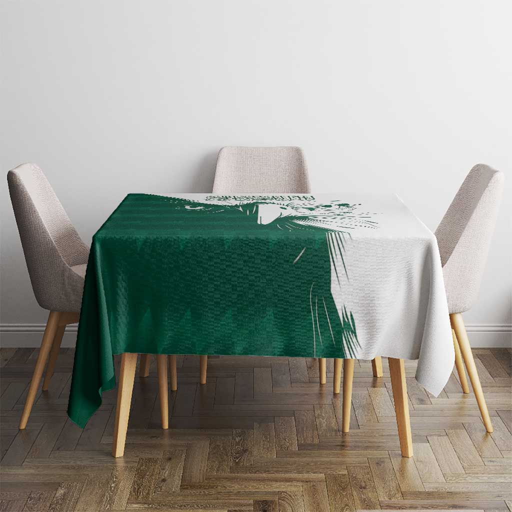 Saudi Arabia Falcon Tablecloth Simple Saudi Pattern - Wonder Print Shop