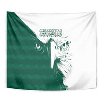 Saudi Arabia Falcon Tapestry Simple Saudi Pattern - Wonder Print Shop