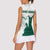 Saudi Arabia Falcon Women Sleeveless Polo Shirt Simple Saudi Pattern - Wonder Print Shop