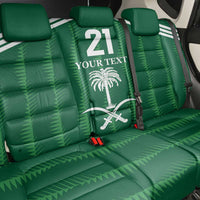 Custom Saudi Arabia Football Back Car Seat Cover Green Al -Arabiyyah Concept 23-2024 LT9 - Wonder Print Shop