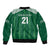 Custom Saudi Arabia Football Bomber Jacket Green Al -Arabiyyah Concept 23-2024 LT9 - Wonder Print Shop