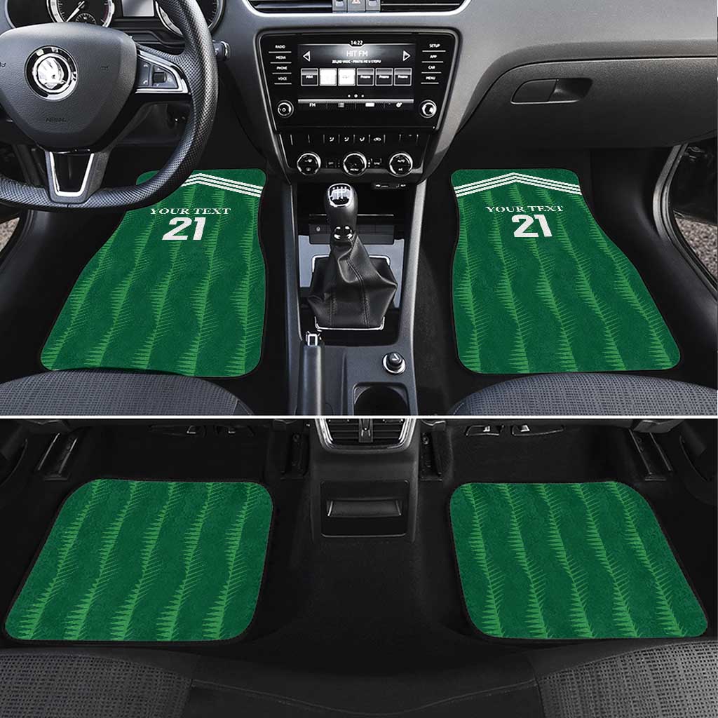 Custom Saudi Arabia Football Car Mats Green Al -Arabiyyah Concept 23-2024 LT9 - Wonder Print Shop