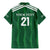 Custom Saudi Arabia Football Family Matching Mermaid Dress and Hawaiian Shirt Green Al -Arabiyyah Concept 23-2024 LT9 - Wonder Print Shop