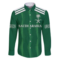 Custom Saudi Arabia Football Family Matching Tank Maxi Dress and Hawaiian Shirt Green Al -Arabiyyah Concept 23-2024 - Wonder Print Shop