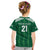 Custom Saudi Arabia Football Kid T Shirt Green Al -Arabiyyah Concept 23-2024 - Wonder Print Shop