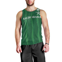 Custom Saudi Arabia Football Men Tank Top Green Al -Arabiyyah Concept 23-2024 - Wonder Print Shop