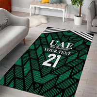 Custom UAE Football Area Rug Green Concept 19-2020 LT9 - Wonder Print Shop