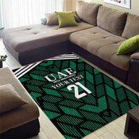 Custom UAE Football Area Rug Green Concept 19-2020 LT9 - Wonder Print Shop