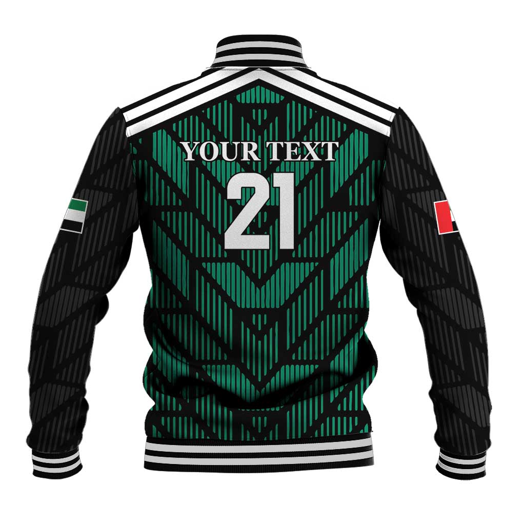Custom UAE Football Baseball Jacket Green Concept 19-2020 LT9 - Wonder Print Shop
